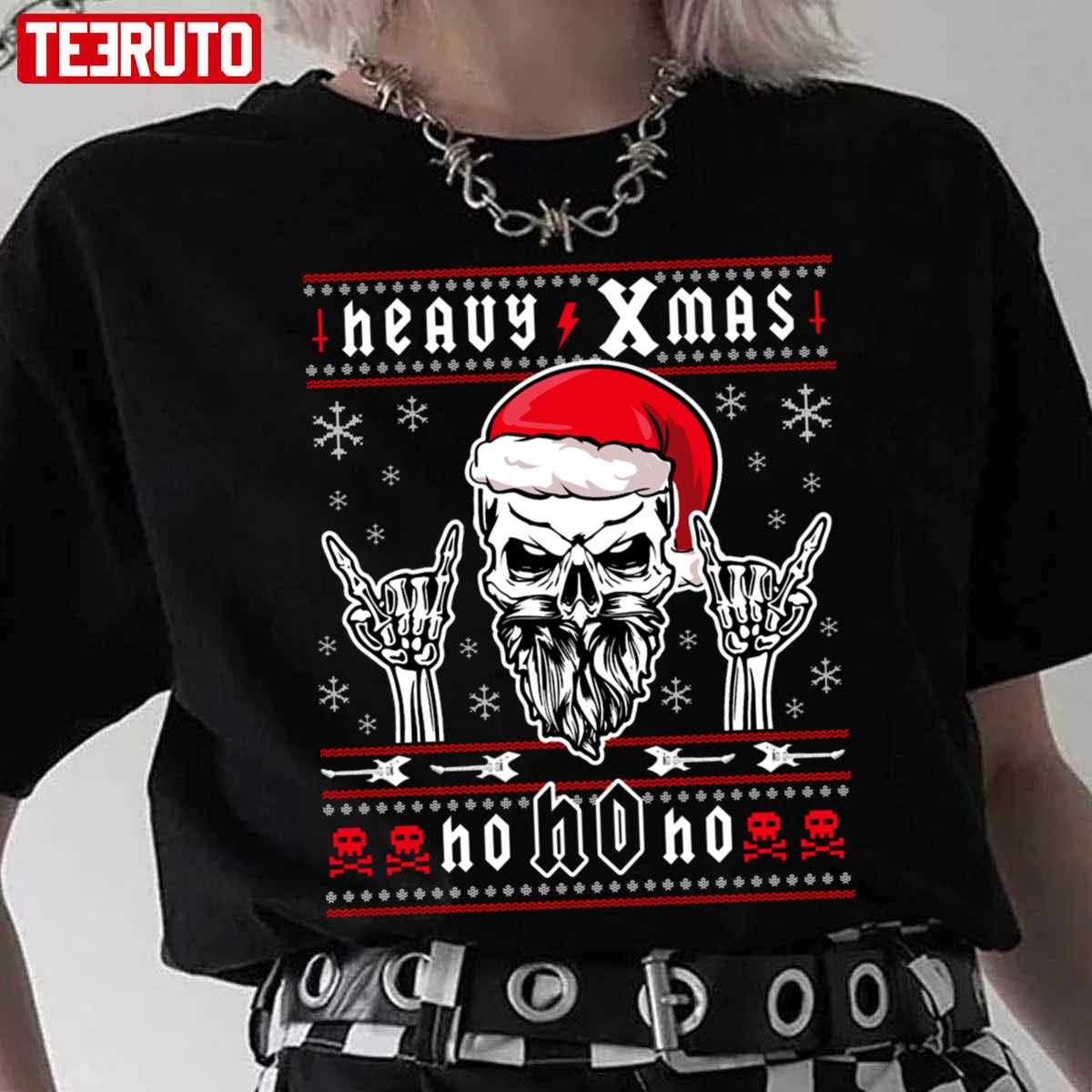 Kopie Von Heavy Christmas Rock Horns Unisex T-Shirt
