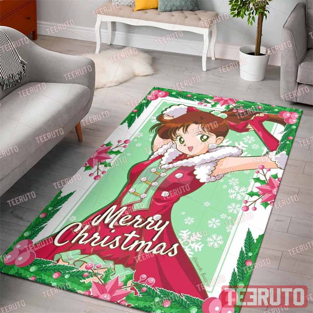 Makoto Kino Sailor Jupiter Sailor Moon Anime Christmas Rug Teeruto