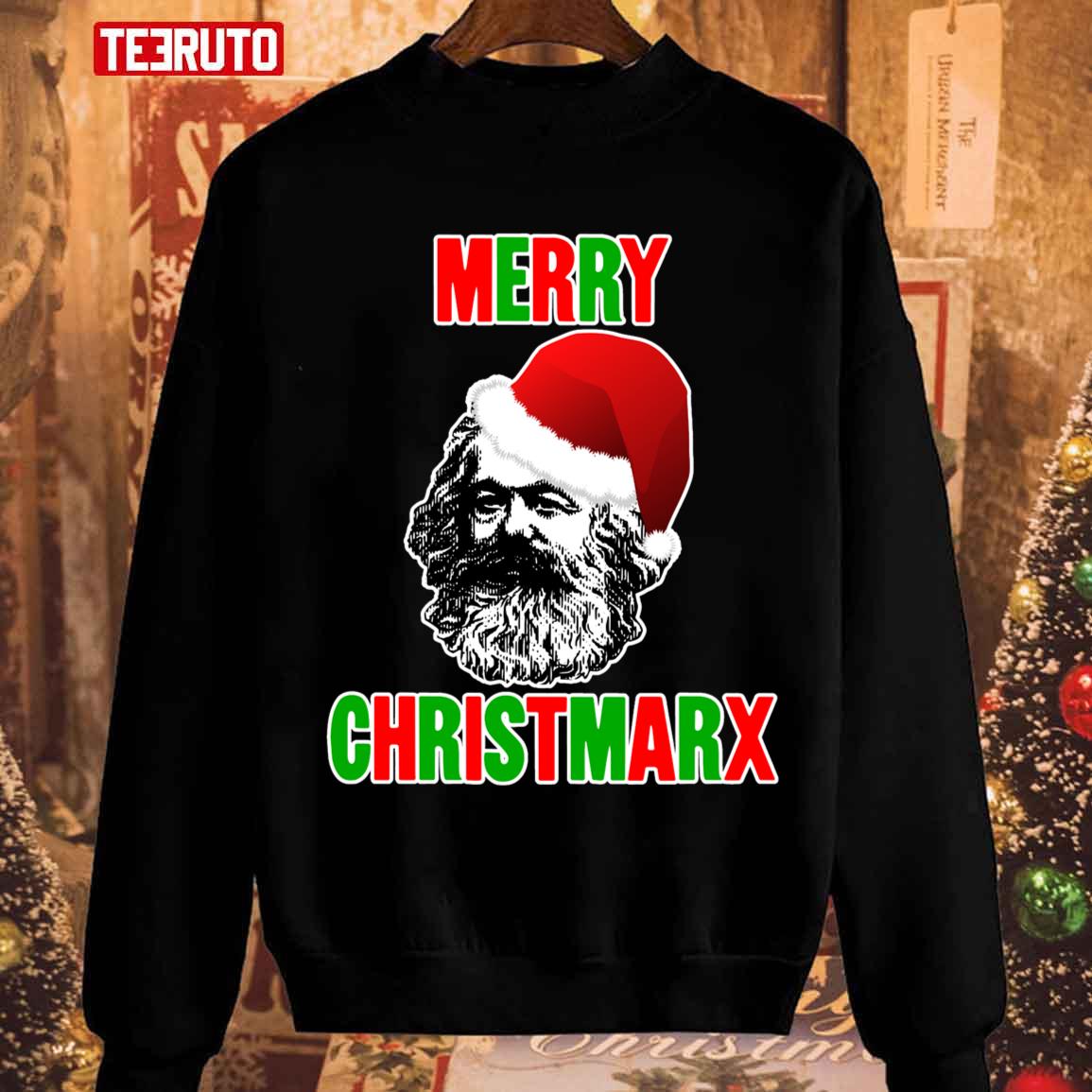 Merry Christmarx Graphic Unisex Sweatshirt