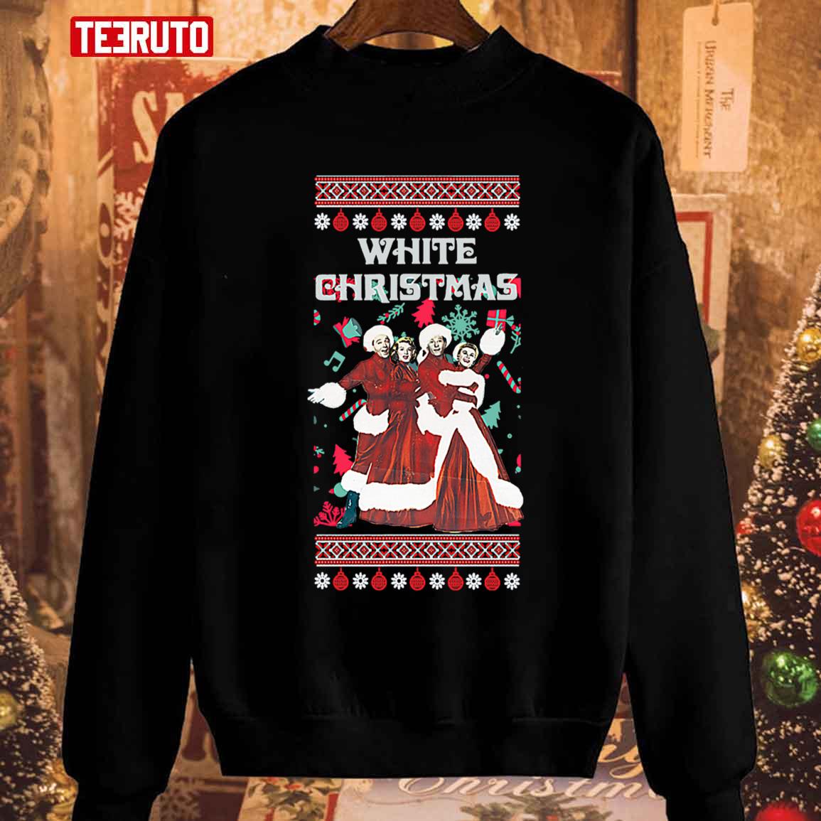 Merry Christmas White Unisex Sweatshirt