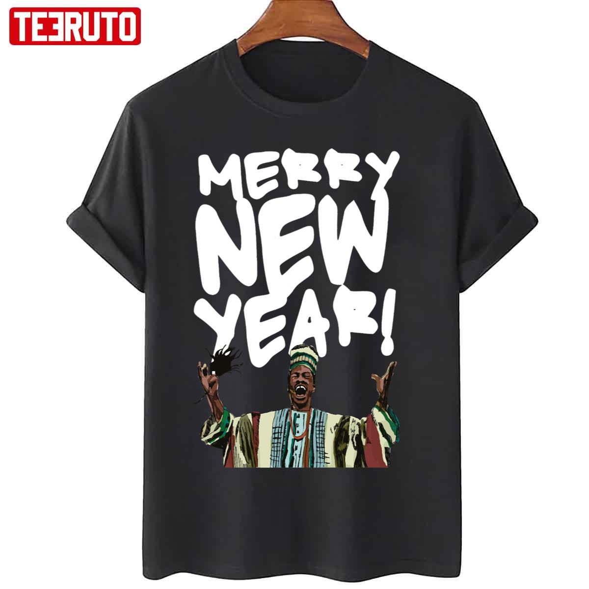 Merry New Year Beef Jerky Time Trading Places Unisex T-Shirt