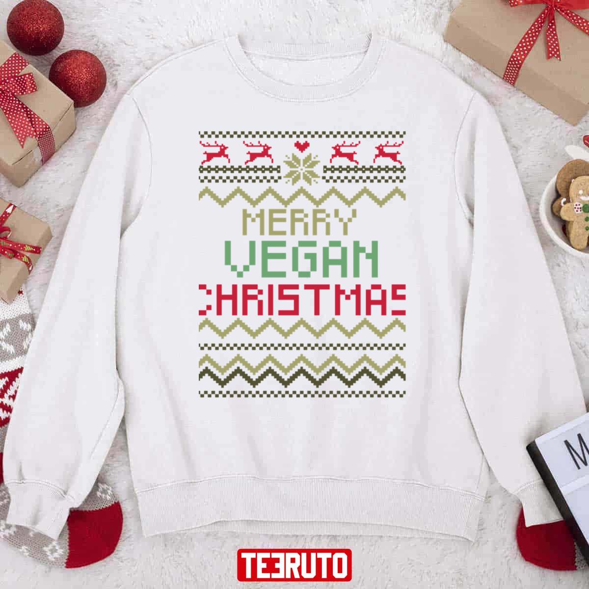 Merry Vegan Christmas Vegan Sweatshirt