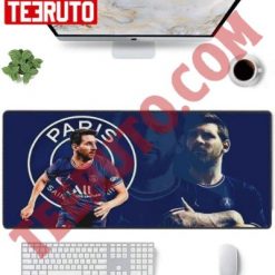 Messi Blue Design Mouse Pad