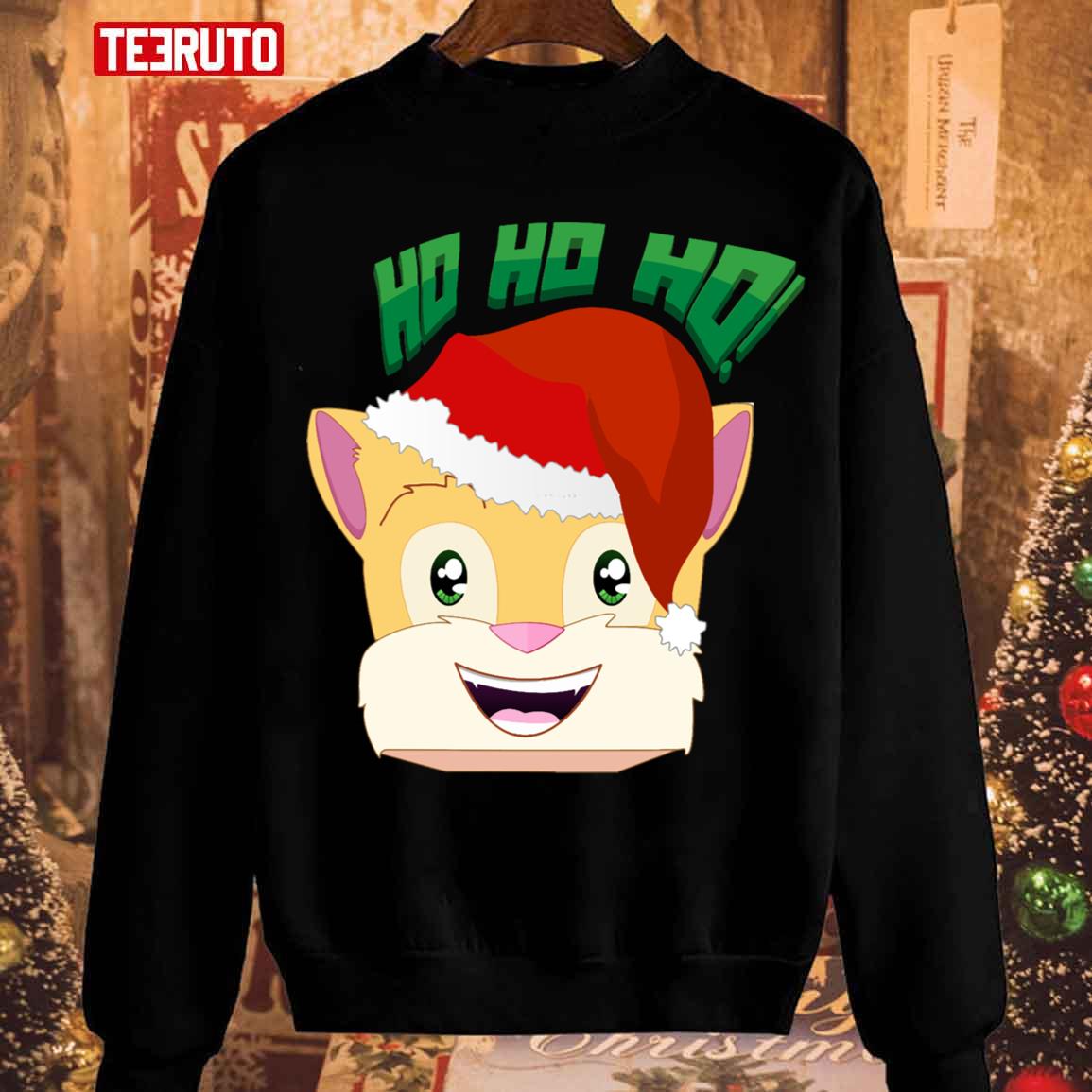 Minecraft Youtuber Stampy Cat Santa Christmas Winter Sweatshirt