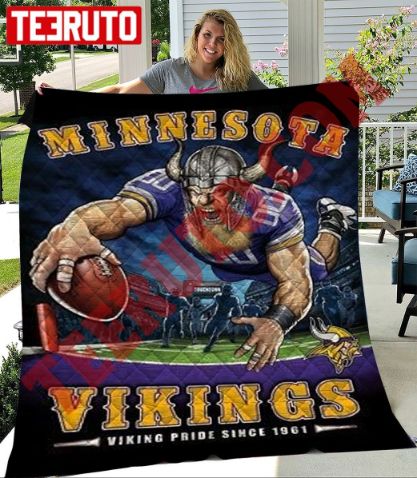 Minnesota Vikings 60'' x 70'' Plaid Flannel Fleece Blanket