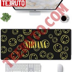 Nirvana Slime Icons Pattern Band Mouse Pad