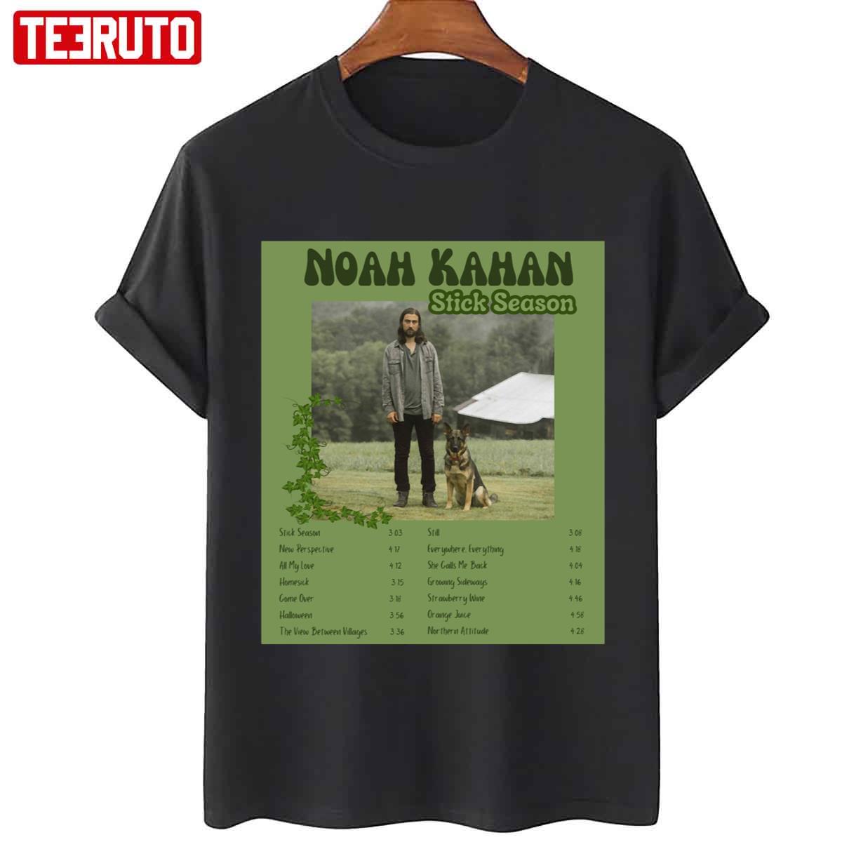 Noah Kahan Stick Season Album Songs Unisex T-Shirt