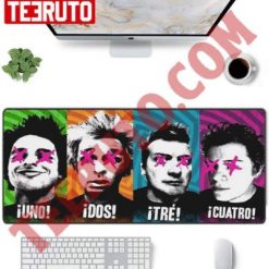 Numbers Green Days Band Music Mouse Pad