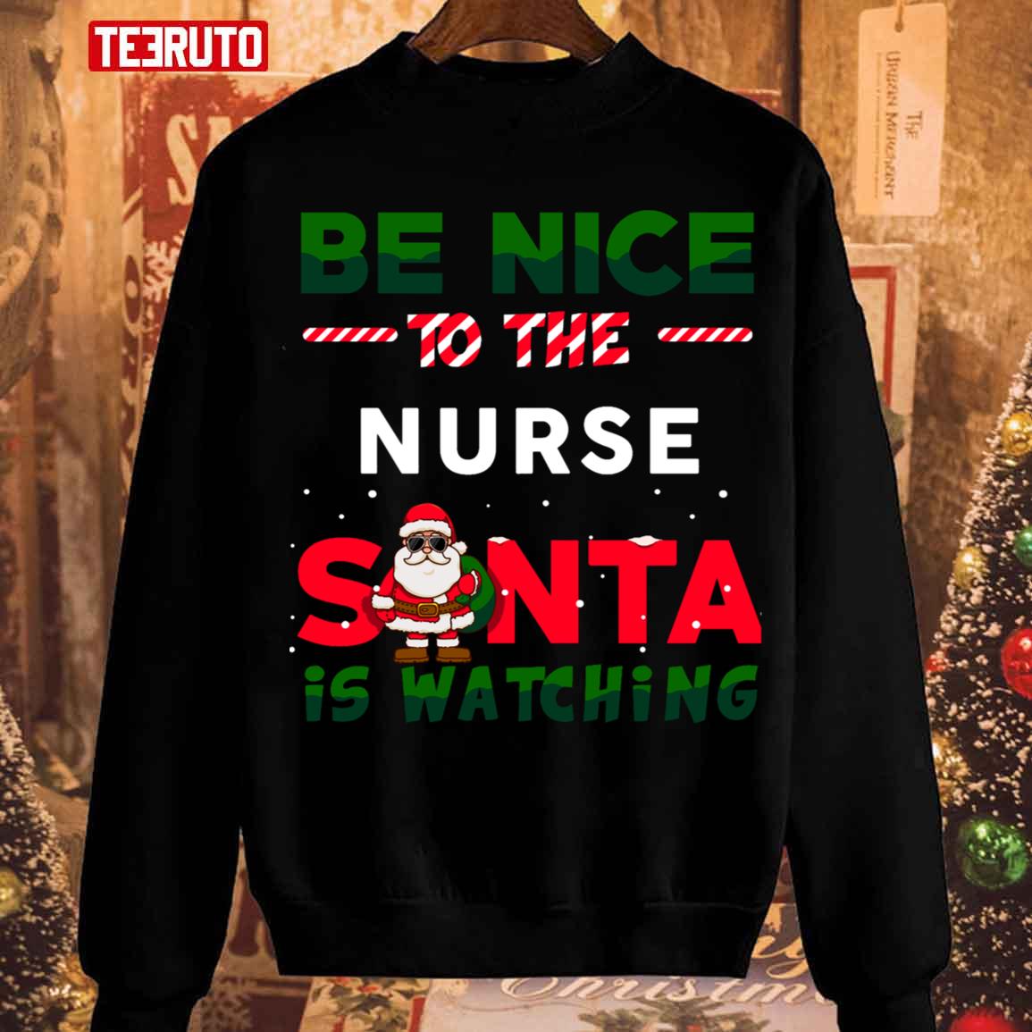Nurse Christmas Vintage Sweatshirt