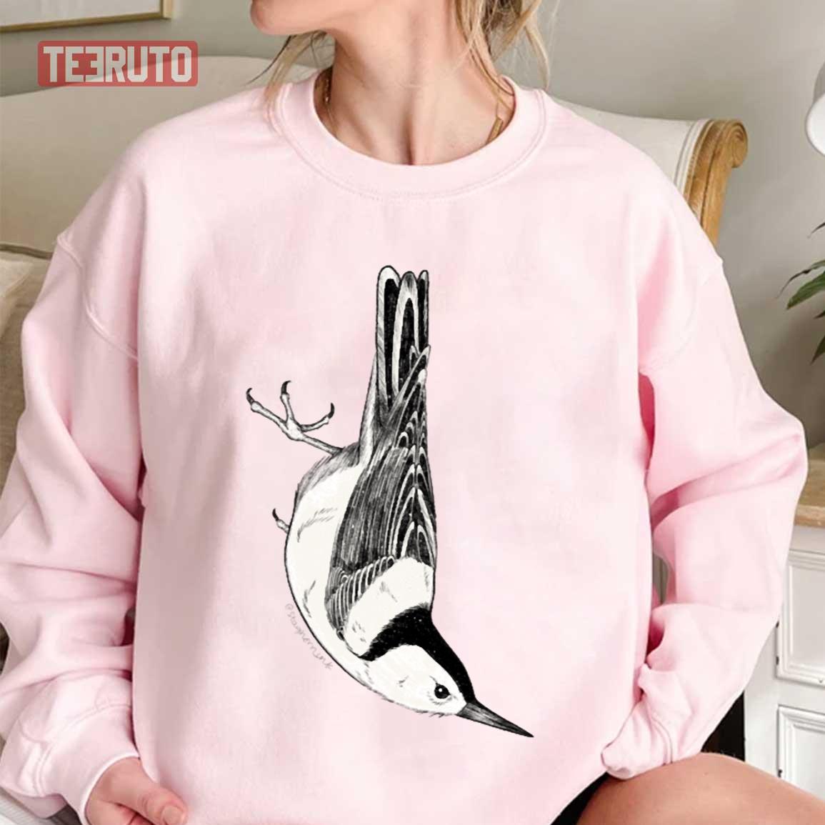 Nuthatch Illustration Unisex Sweatshirt