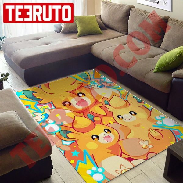 Pawmi Pawmo And Pawmot Pokemon Rug