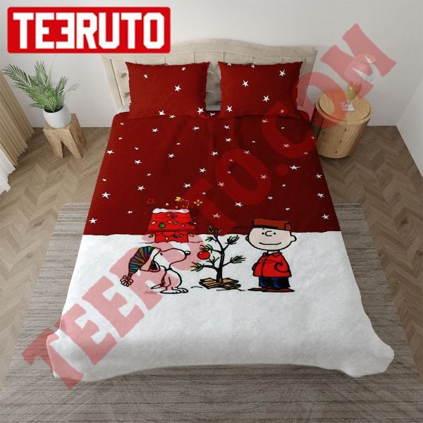 Peanuts Cartoon Christmas 90s Design 2023 Bedding Sets