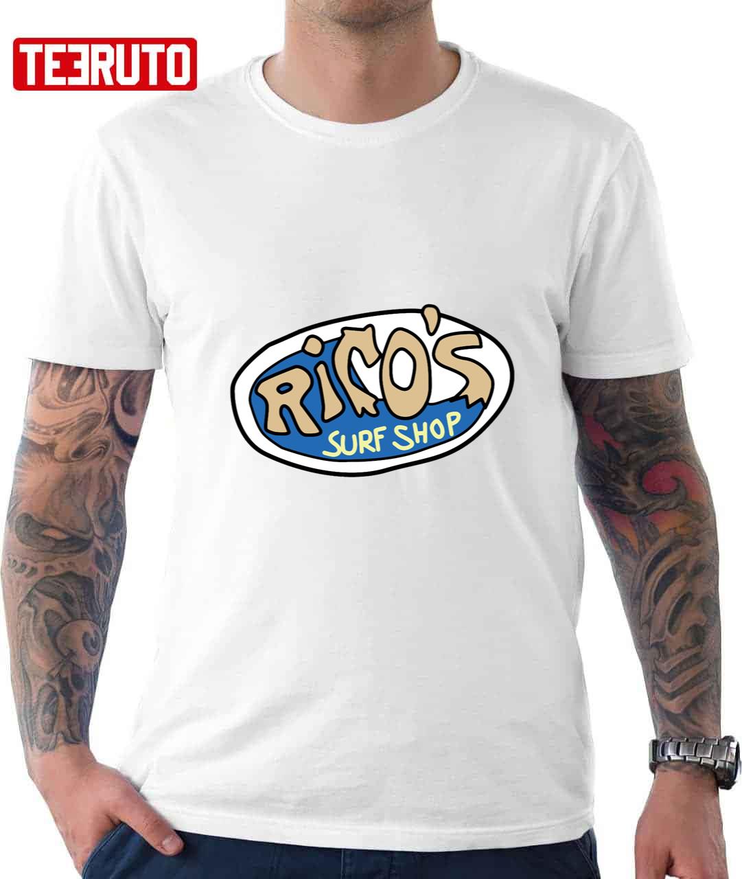 Rico’s Surf Shop Logo Unisex T-Shirt