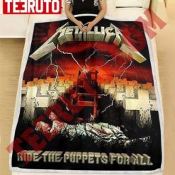 Ride The Puppets Metallica Band Fleece Blanket