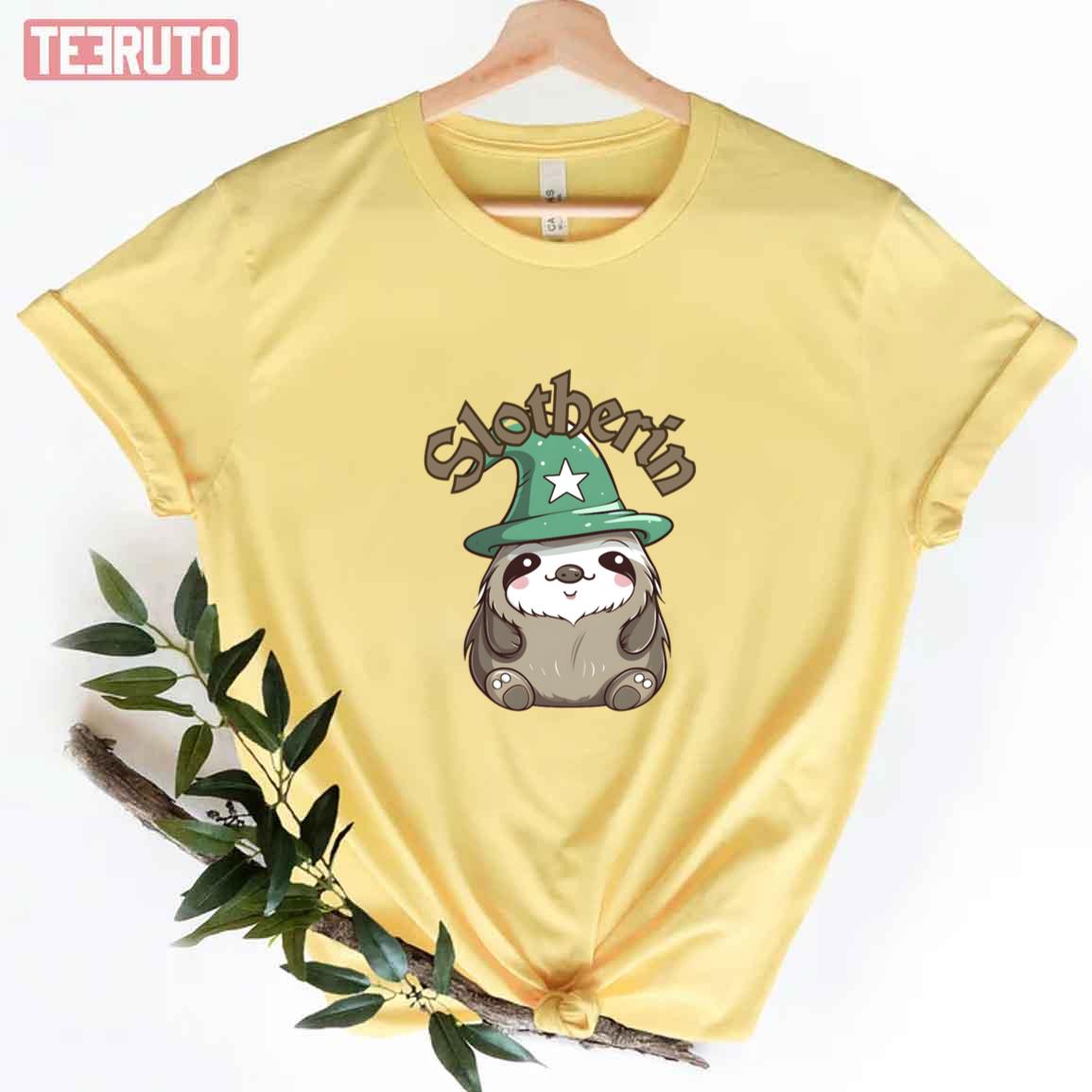 Slothwarts Sloths Slotherin Cute & Kawaii Wizards Unisex T-Shirt