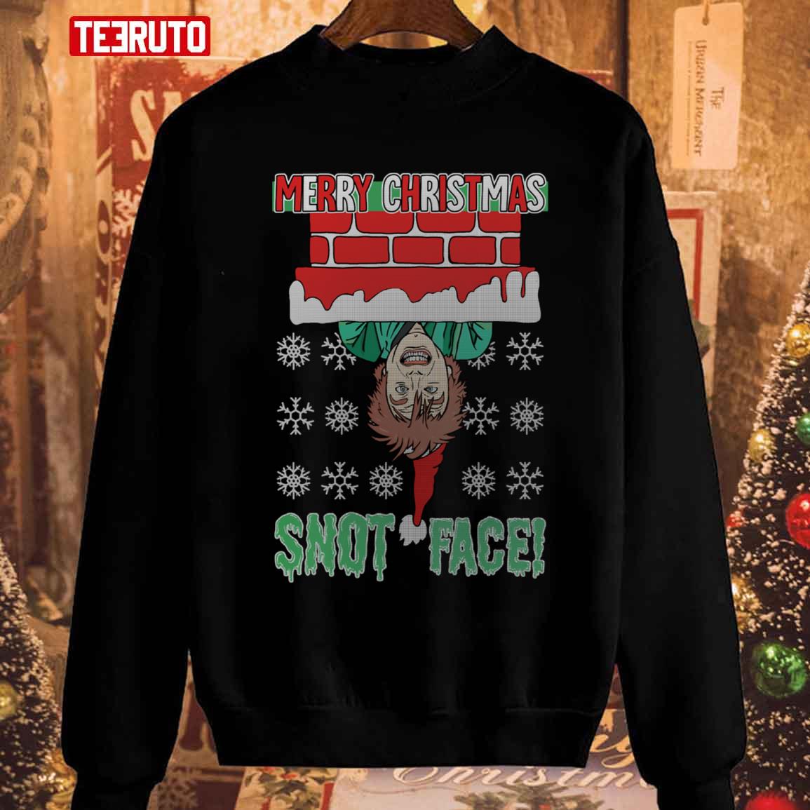 Snotface Merry Christmas Unisex Sweatshirt