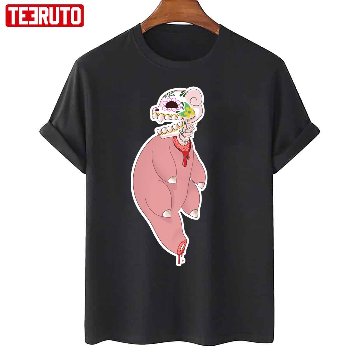 Sugar Skull Slowpoke Unisex T-Shirt