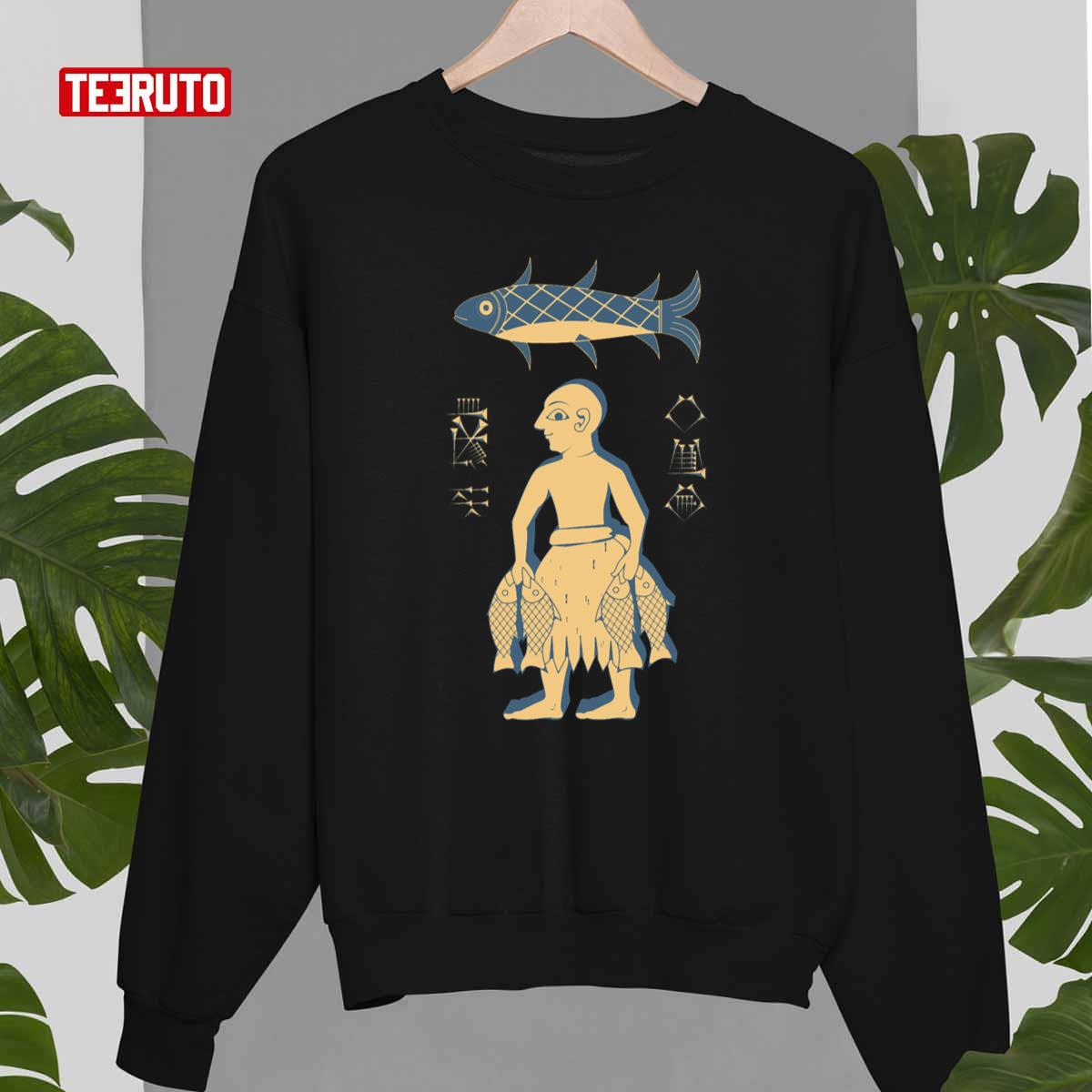 Sumerian Love Fishing Unisex Sweatshirt