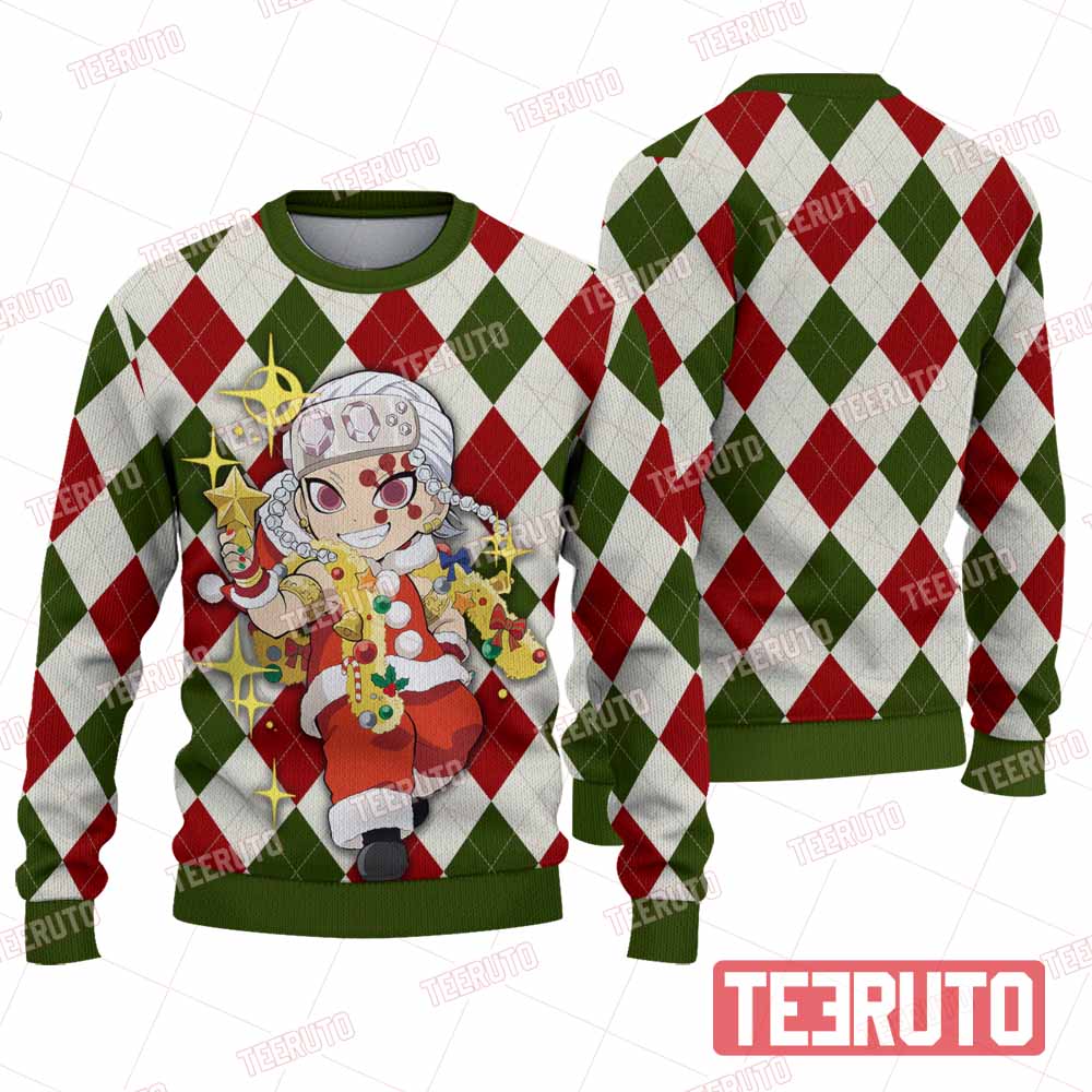 Tengen Uzui Demon Slayer (Ver 02) Christmas Agyle Knitted Sweater