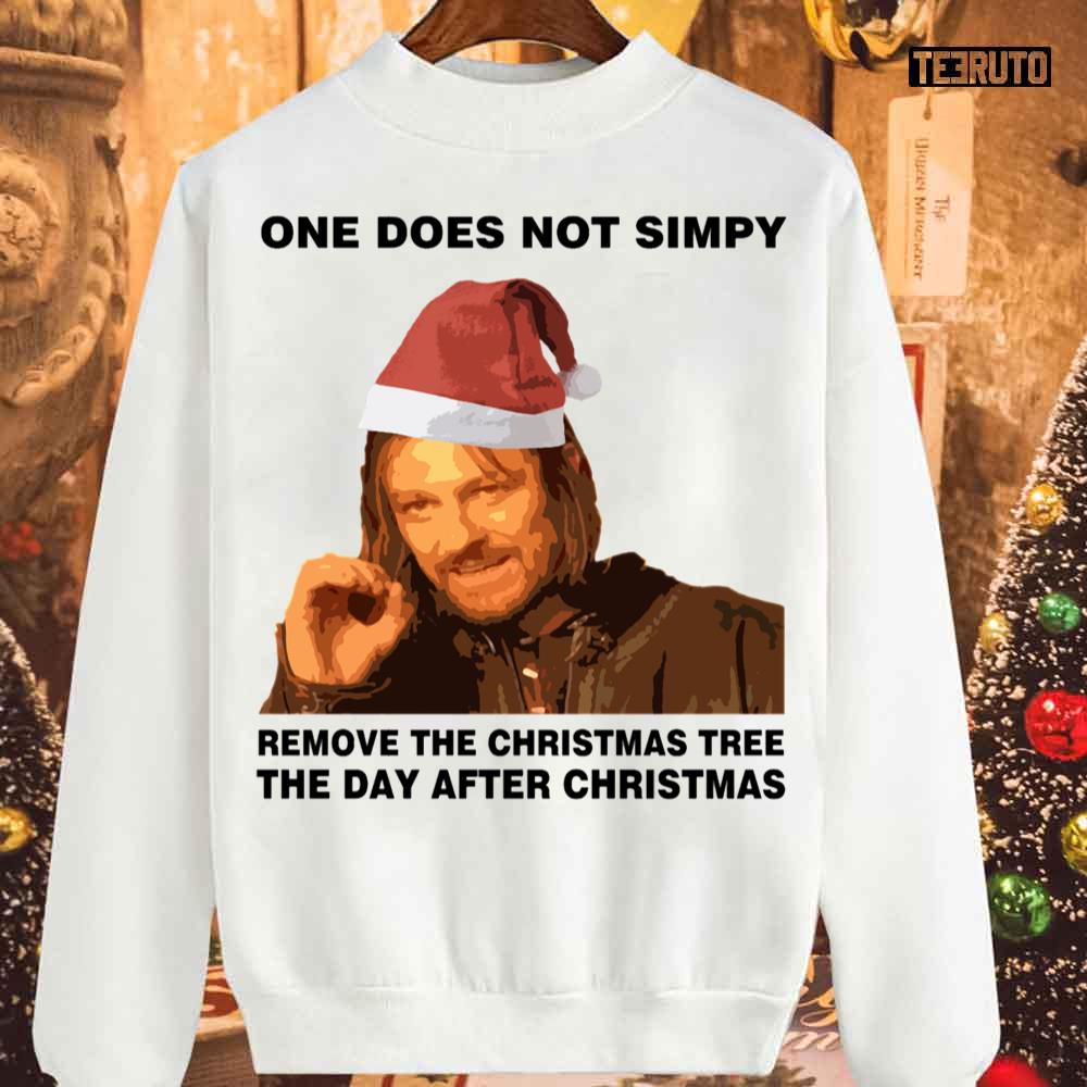 The Christmas Tree The Day After Christmas Unisex Sweatshirt