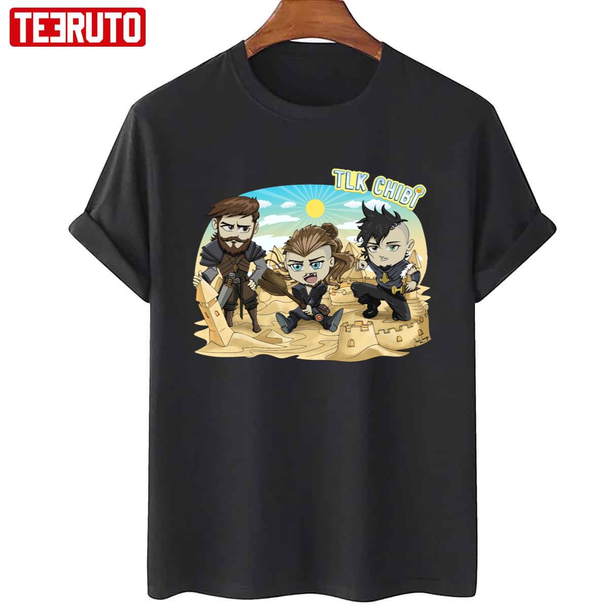 The Last Kingdom Chibi Finan Uhtred Sihtric Unisex T-Shirt