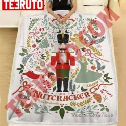 The Nutcracker Christmas Vintage Icons Fleece Blanket