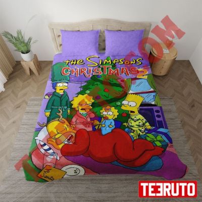The Simpsons Christmas 2023 Design Bedding Sets