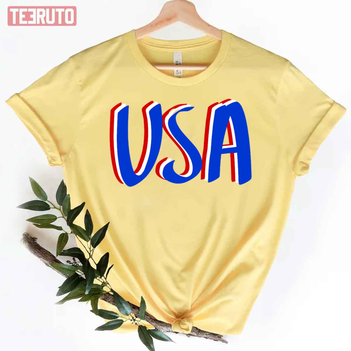 Usa America Art Unisex T-Shirt