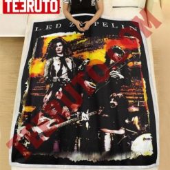 Vintage Album Led Zeppelin Band 90s Cover Fleece Blanket