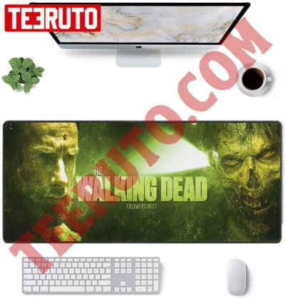 Vintage The Walking Dead Rick And Walker Mouse Pad