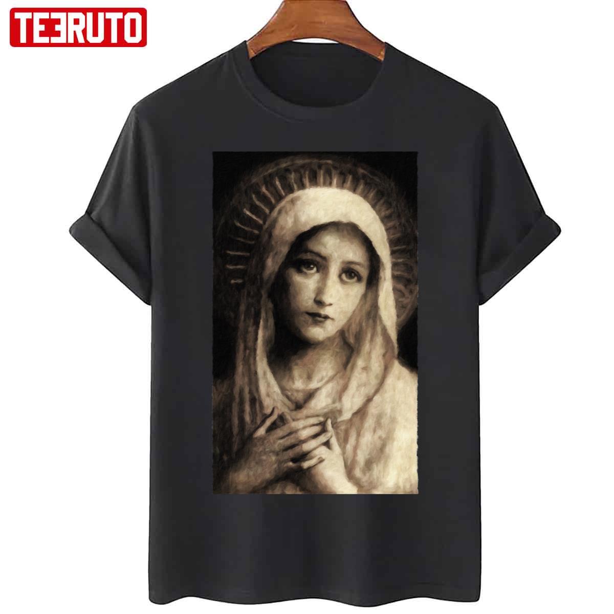 Vintage Virgin Mary Painting Unisex T-Shirt