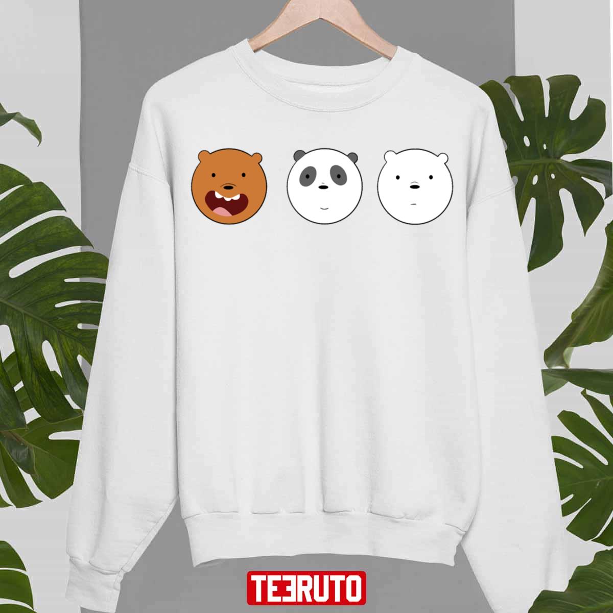 We Bare Bears Triple Circle Unisex Sweatshirt