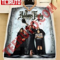 Weird Is Relative Adams Family Halloween Fleece Blanket