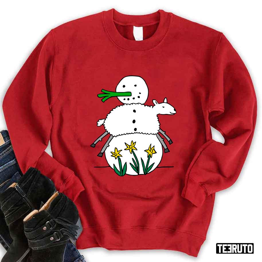 Welsh Snowman Unisex Sweatshirt