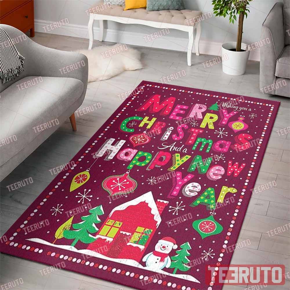 Wishing You A Merry Christmas And A Happy New Year Rug