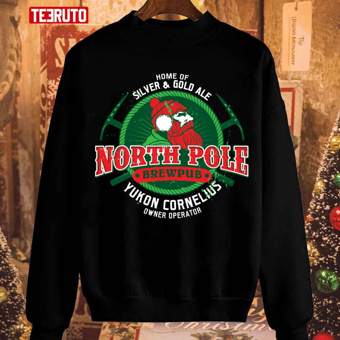 Yukon Cornelius North Pole Brewpub Unisex Sweatshirt