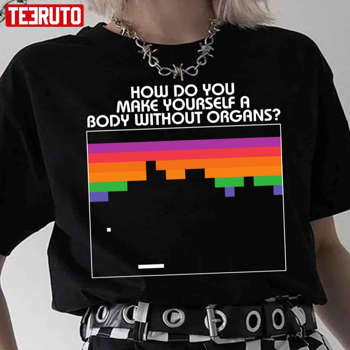 8 Bit Body Without Organs Unisex Sweatshirt