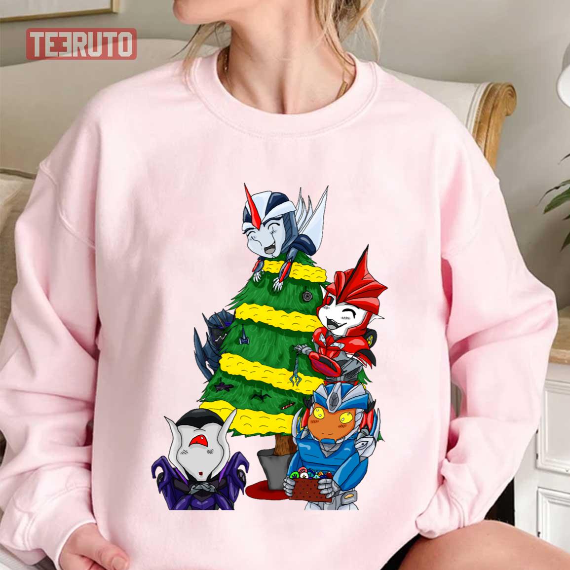 A Chibicon Christmas Gundam Unisex Sweatshirt