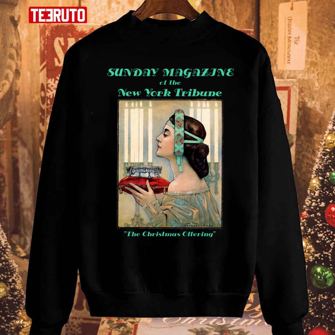 A Christmas Offering New York Magazine Cover Unisex Sweatshirt