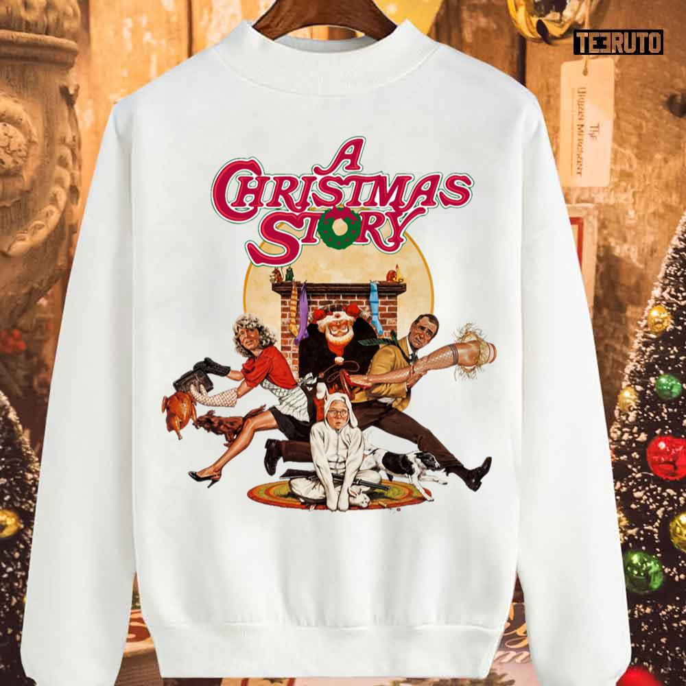 A Christmas Story Group Shot Logo Sweatshirt