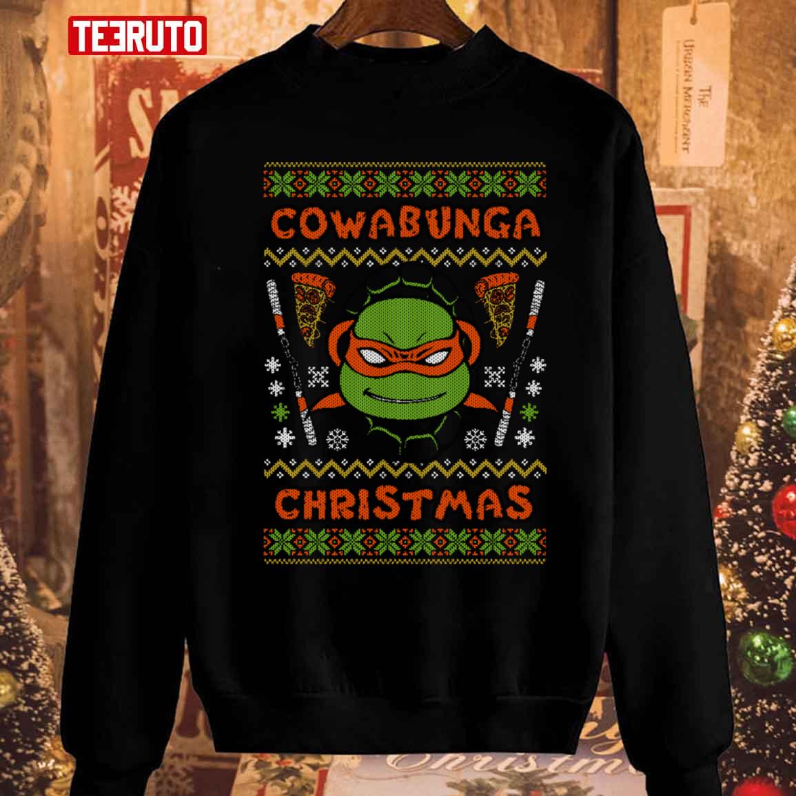 A Very Michaelangelo Christmas Unisex Sweatshirt