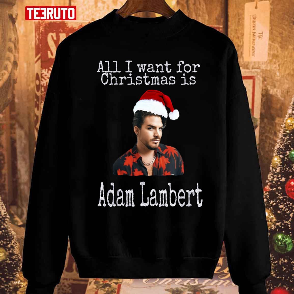 Adam Lambert Christmas Sweatshirt