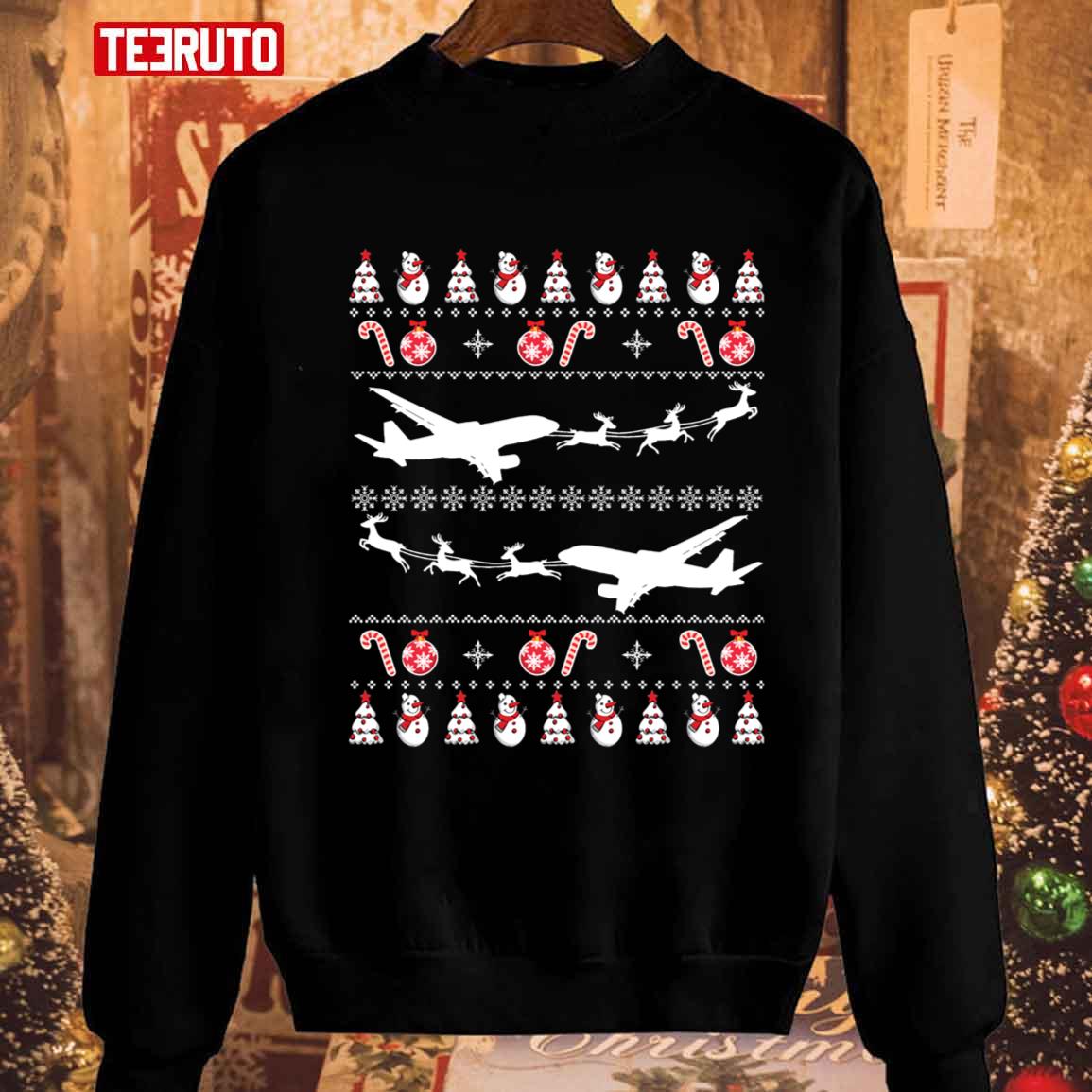 Aircraft Pilot Christmas Style Unisex Sweatshirt