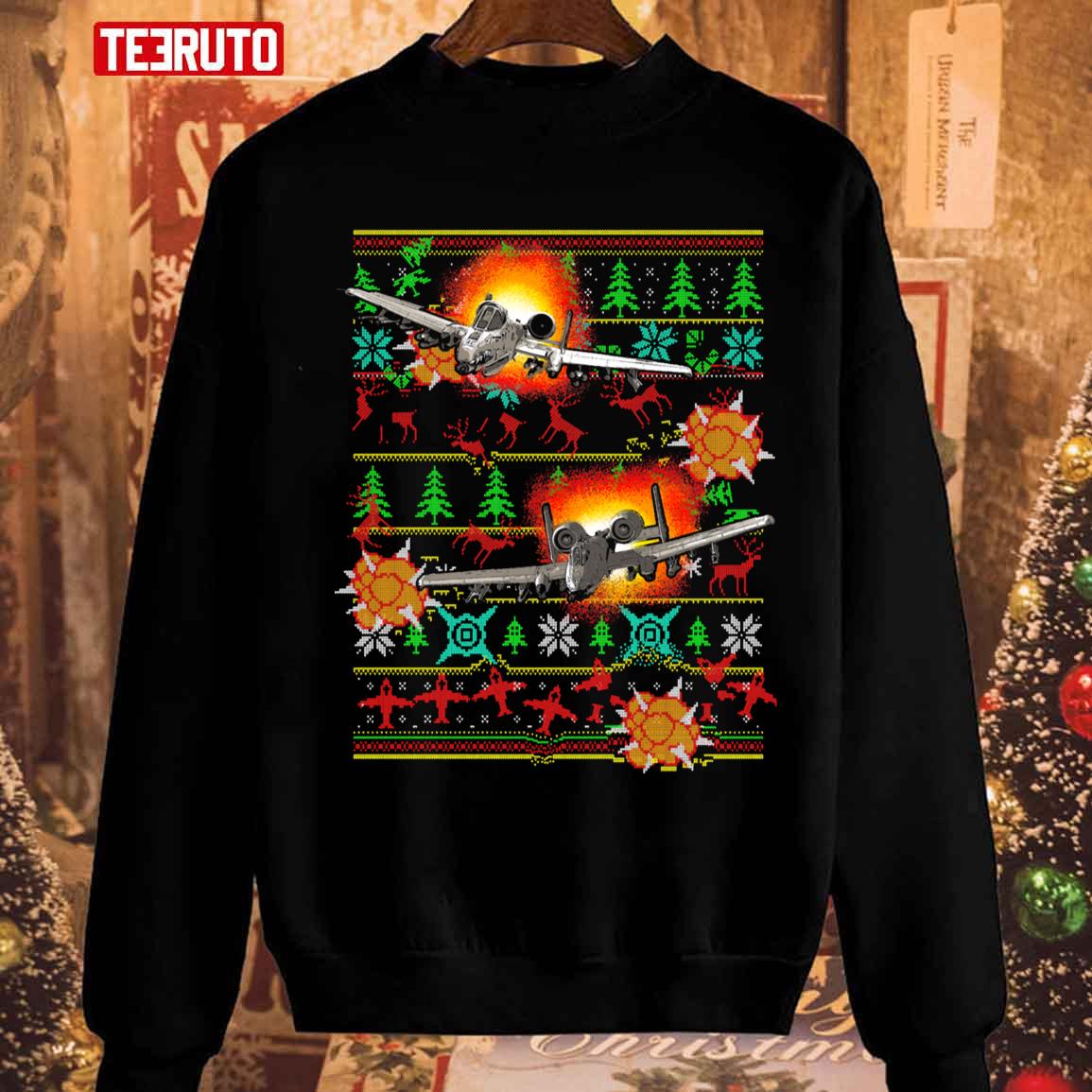 Aircraft War Christmas Unisex Sweatshirt