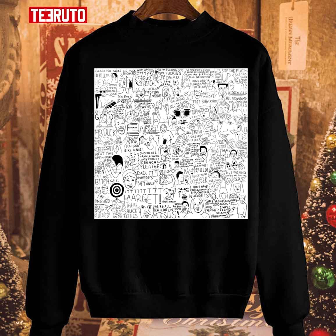 An Ultimate Vine Compilation Terribly Drawn Sweatshirt