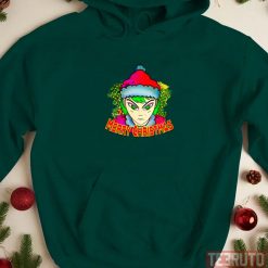 Anime Santa Digital Draw For Christmas Unisex Sweatshirt