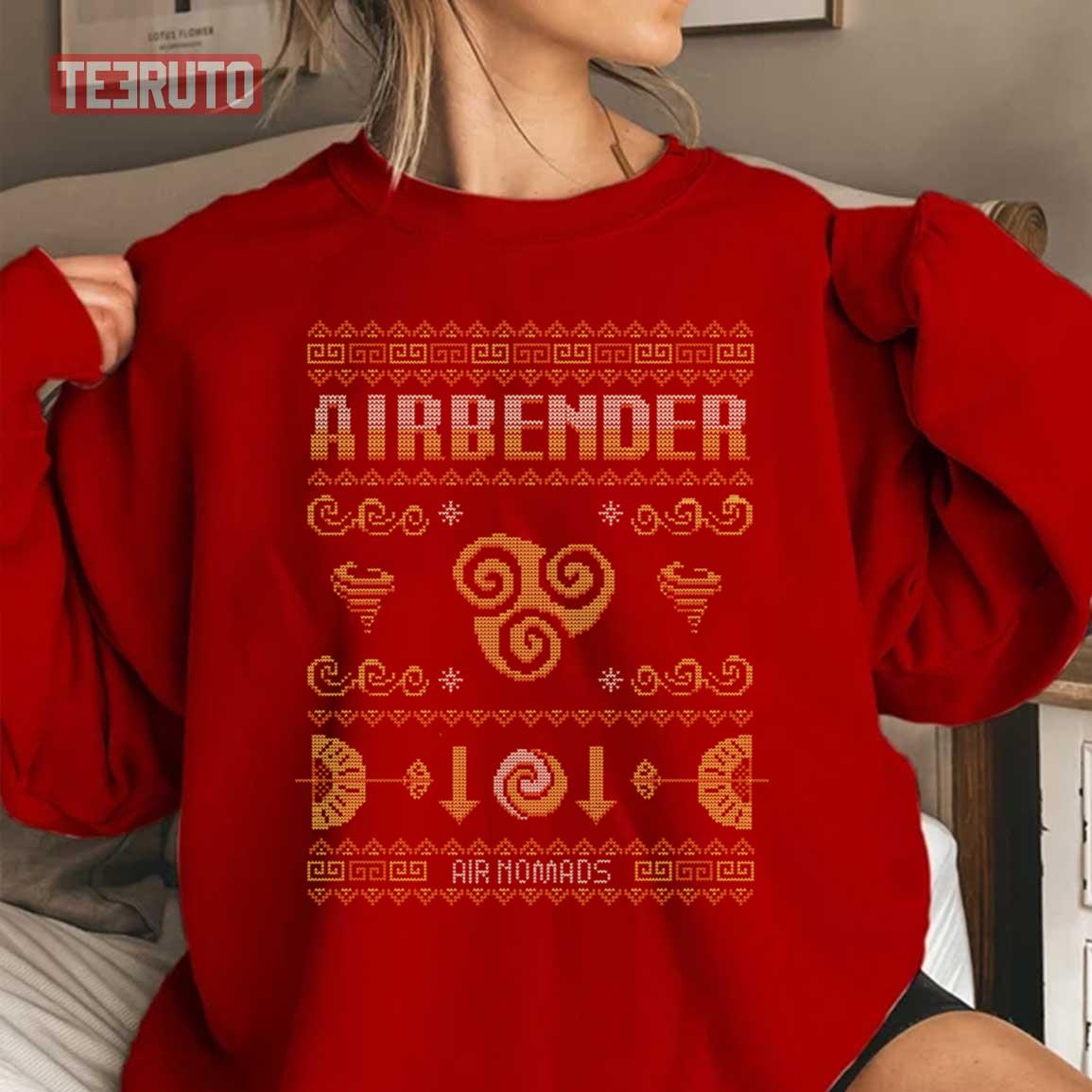 Avatar Airbending Aang Christmas Tenzin Air Sweatshirt