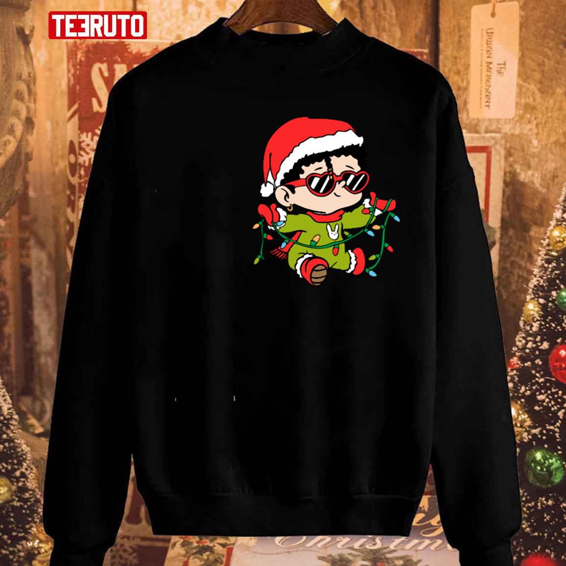 Bad Bunny Christmas Benito Una Verano Sin Ti Christmas Sweatshirt