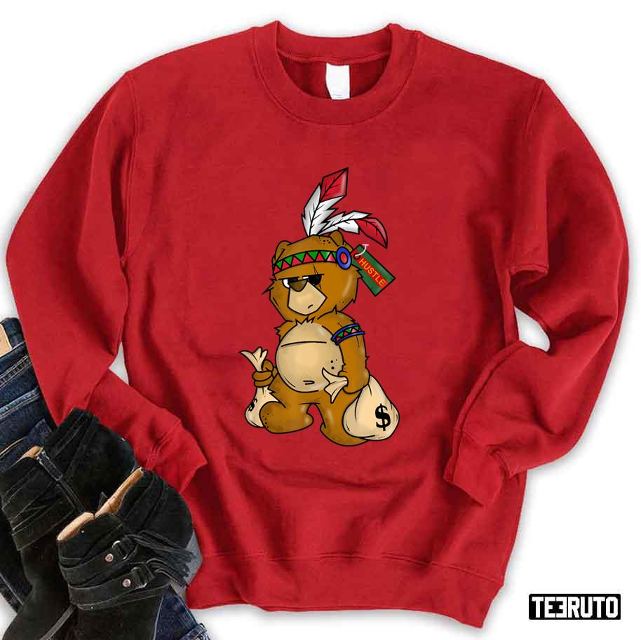 Bear Hustle Hip Hop Money Rap Boys Men Christmas Sweatshirt