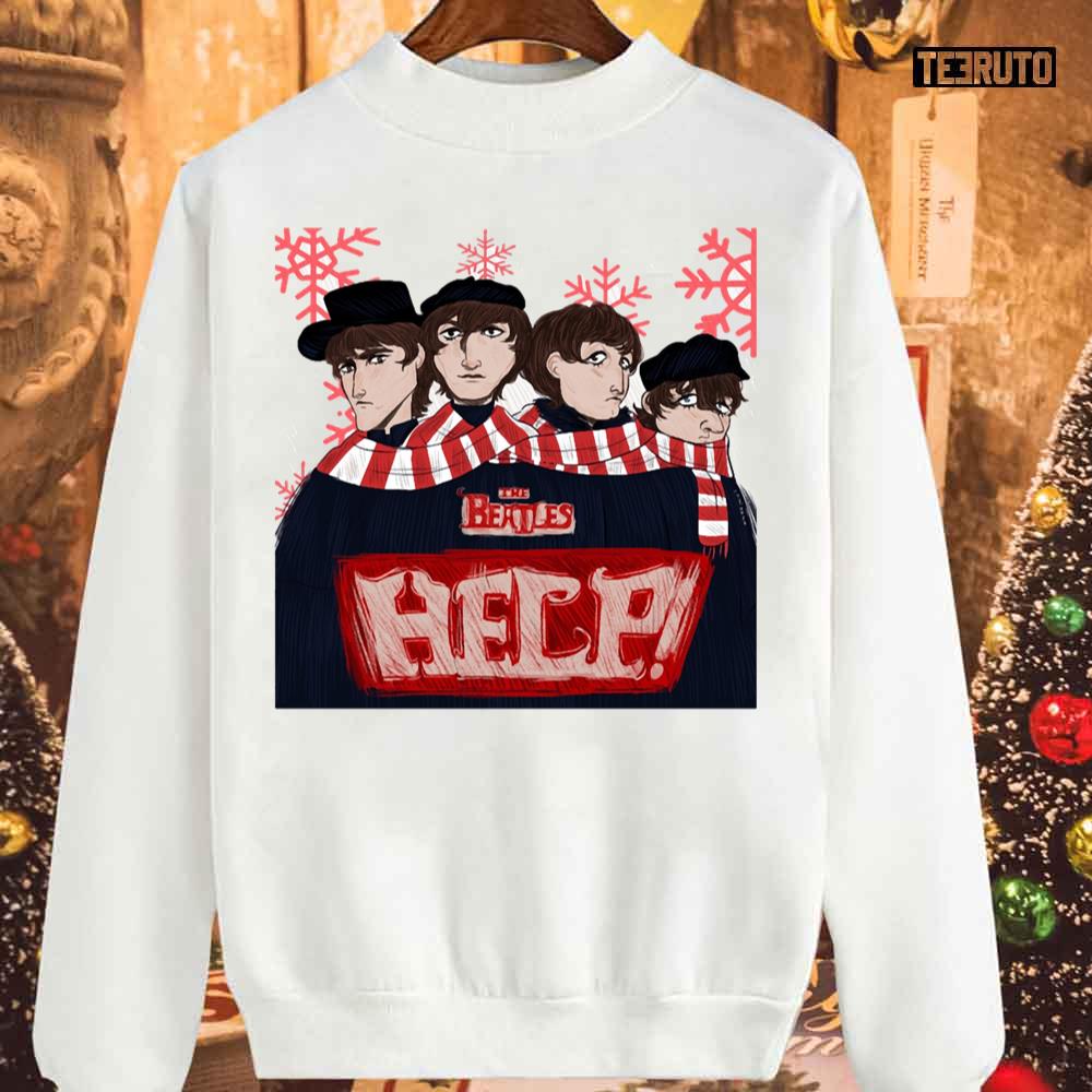Beatles Art Help Graphic Sweatshirt
